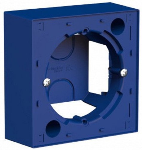 Коробка для наружнего монтажа Systeme Electric AtlasDesign аквамарин картинка